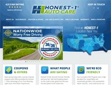Tablet Screenshot of honest-1.com